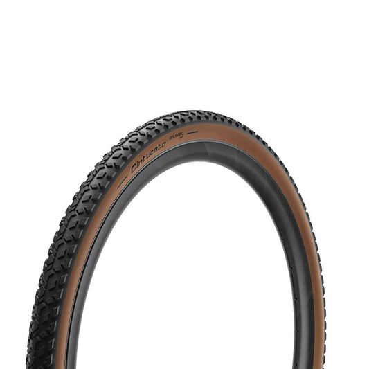 Tires Pirelli Pirelli Cinturato Gravel M Tire - 700 x 35 Tubeless Folding Classic Tan Dark Slate Gray