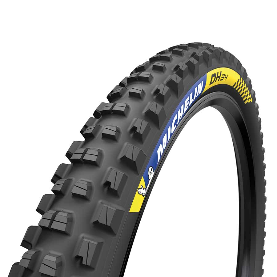 Tires Michelin Michelin DH34 Tire 26x2.40 Wire Tubeless Ready MAGI-X Downhill Shield 2x55TPI Black Dark Slate Gray