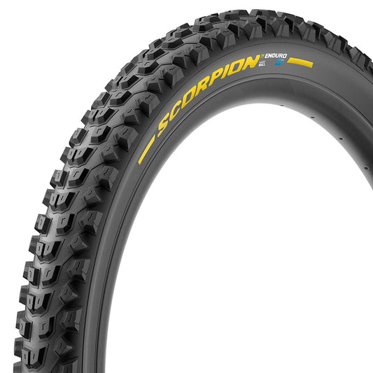 Tires Pirelli Pirelli Scorpion Enduro S Tire - 29 x 2.4 Tubeless Folding Color Addition YLW Label HardWall SmartGrip Gravity Dark Slate Gray