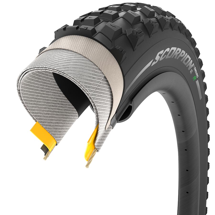 Tires Pirelli Pirelli Scorpion Enduro R Tire - 27.5 x 2.4 Tubeless Folding BLK ProWall SmartGrip Dark Slate Gray