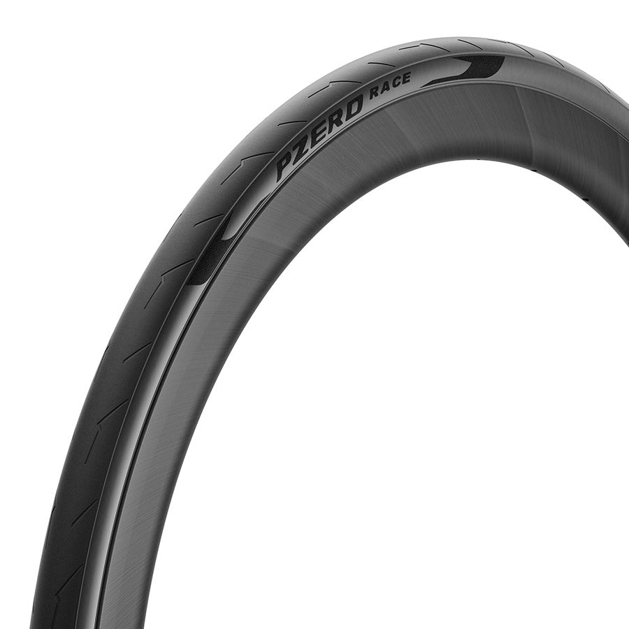 Tires Pirelli Pirelli P ZERO Race TLR Tire - 700 x 28 Tubeless Folding BLK SmartEvo Nero HighContrast Dark Slate Gray