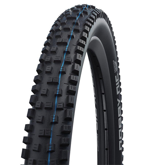 Tires Schwalbe Schwalbe Nobby Nic Tire - 27.5 x 2.4" Tubeless Folding BLK Evolution Line Addix SpeedGrip Super Ground Dark Slate Gray