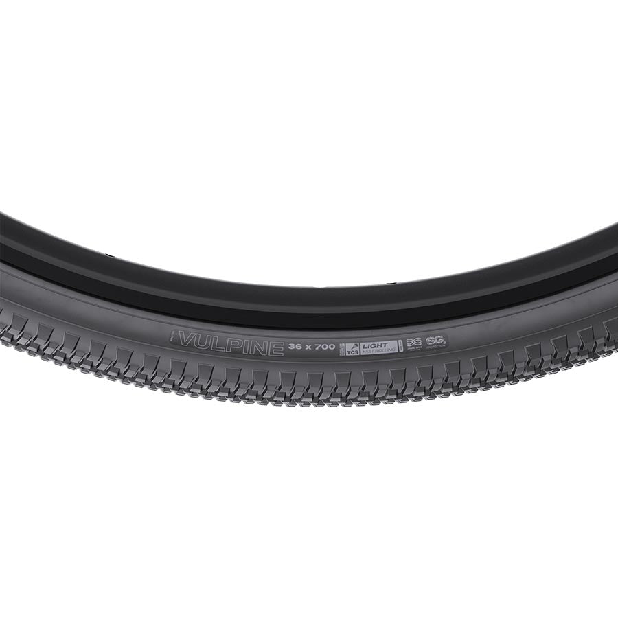 WTB Vulpine Tire - 700 x 36 TCS Tubeless Folding BLK Light/Fast Rolling Dual DNA SG2