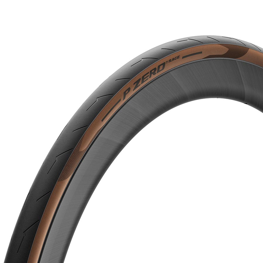 Tires Pirelli Pirelli PZero Race Road Tire 700x26C Folding Clincher SmartEVO TechBELT Tanwall Made in Italy Dim Gray