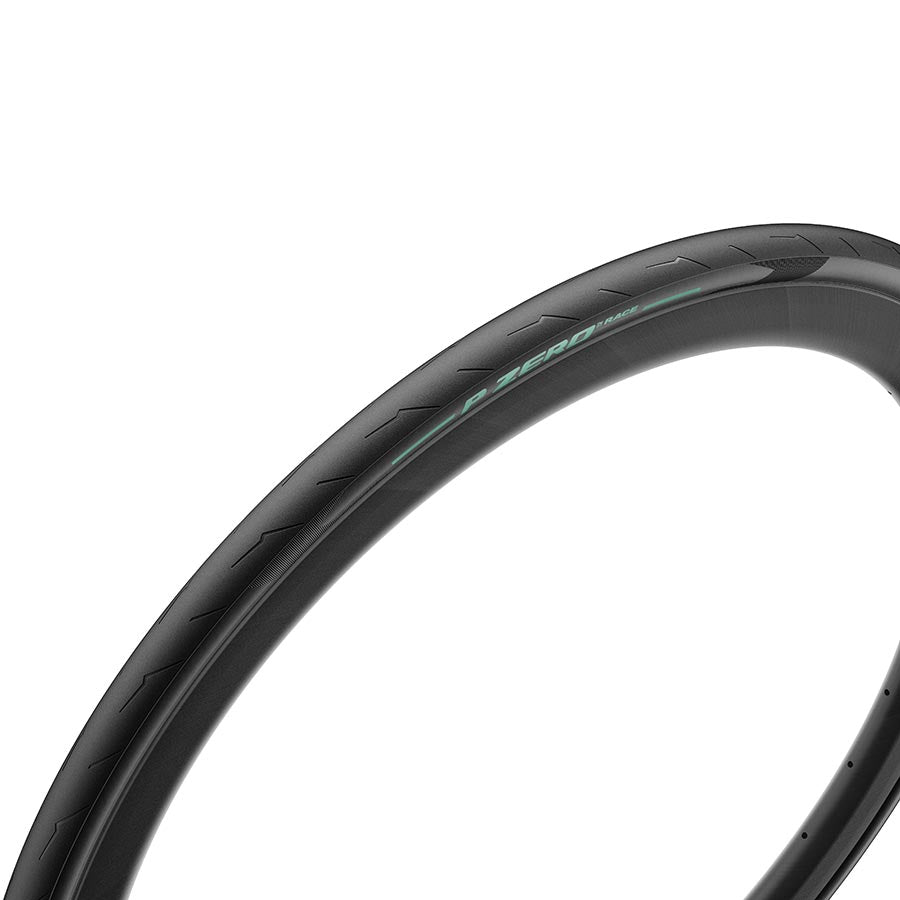 Tires Pirelli Pirelli PZero Race Road Tire 700x26C Folding Clincher SmartEVO TechBELT 127TPI Green Made in Italy Dark Slate Gray