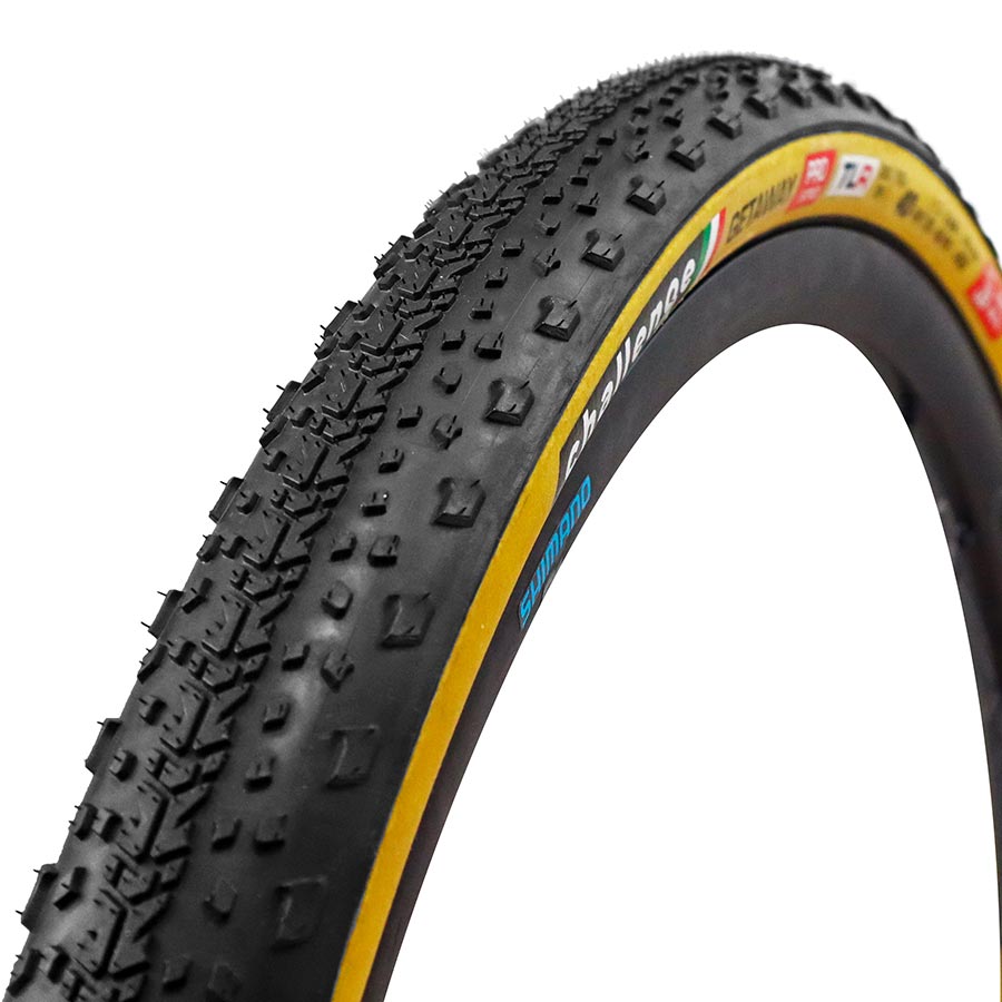 Tires Challenge Challenge Tire Getaway Pro TLR Tire 700 x 40 Black/Tan Dark Slate Gray