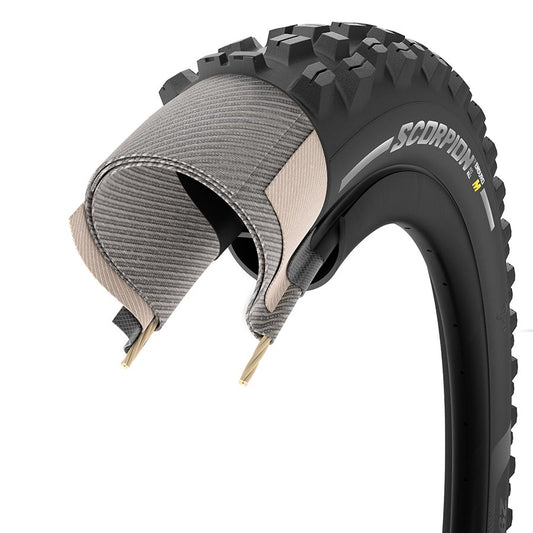 Tires Pirelli Pirelli Scorpion Enduro M Tire - 29 x 2.6 Tubeless Folding BLK ProWall SmartGrip Gravity Dark Slate Gray