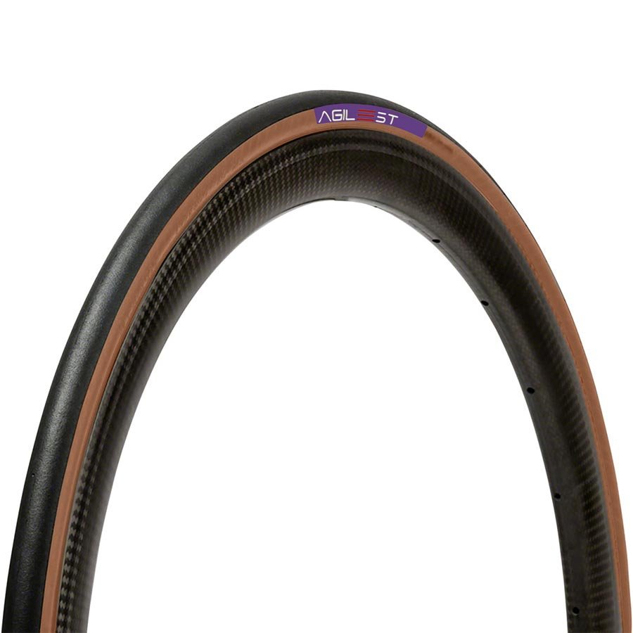 Tires Panaracer Panaracer Agilest Road Tire 700x25C Folding Clincher ZSG AGILE Advanced Extra Alpha Cord Amber Dark Slate Gray