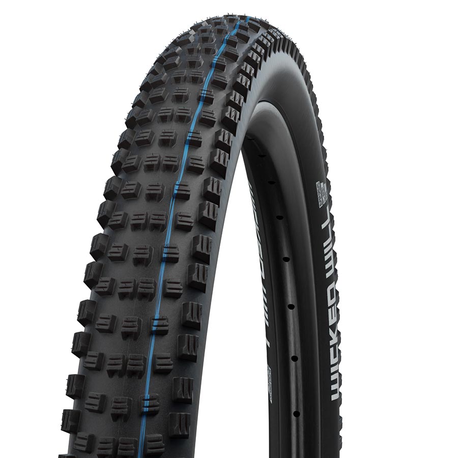 Tires Schwalbe Schwalbe Wicked Will Tire - 29 x 2.6 Tubeless Folding BLK Evolution Line Super Ground Addix SpeedGrip Dark Slate Gray
