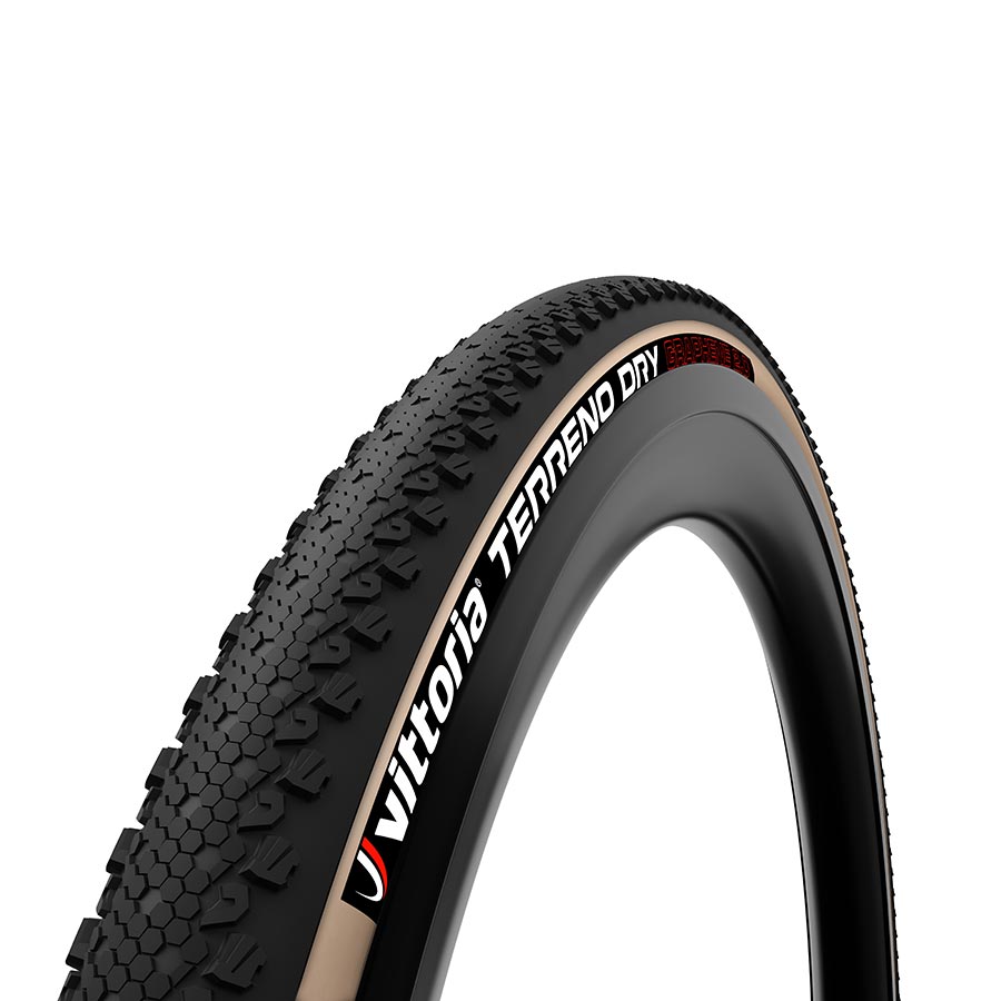 Tires Vittoria Vittoria Terreno Dry Tire - 700 x 40 Tubeless Folding Black/Tan 1C G2.0 Dark Slate Gray