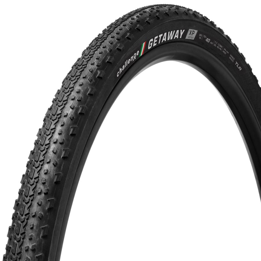 Tires Challenge Challenge Tire Getaway XP TLR Tire 700 x 40 Black Dark Slate Gray