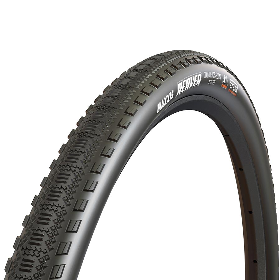 Tires Maxxis Maxxis Reaver Tire - 700 x 45 Tubeless Folding Black Dual EXO Dark Slate Gray
