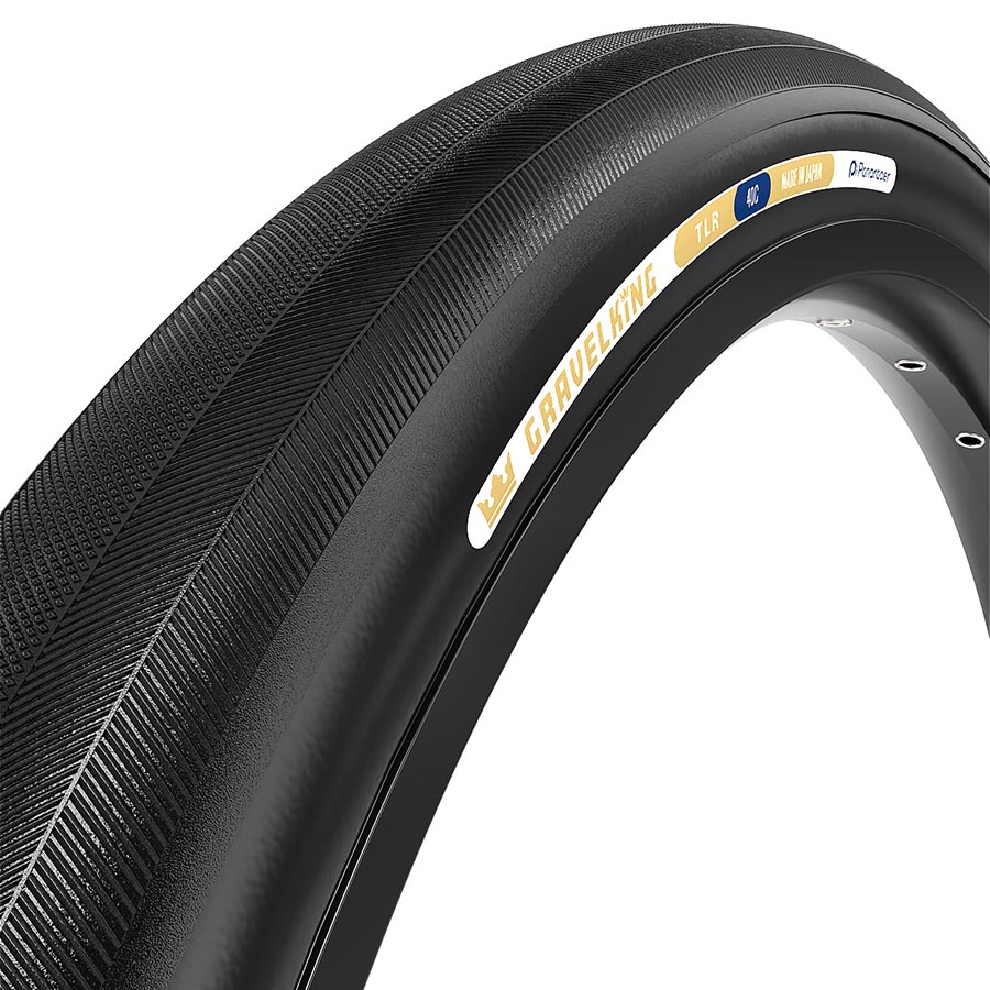 Tires Panaracer Panaracer GravelKing Slick Tire - 700 x 40 Tubeless Folding Black Dark Slate Gray
