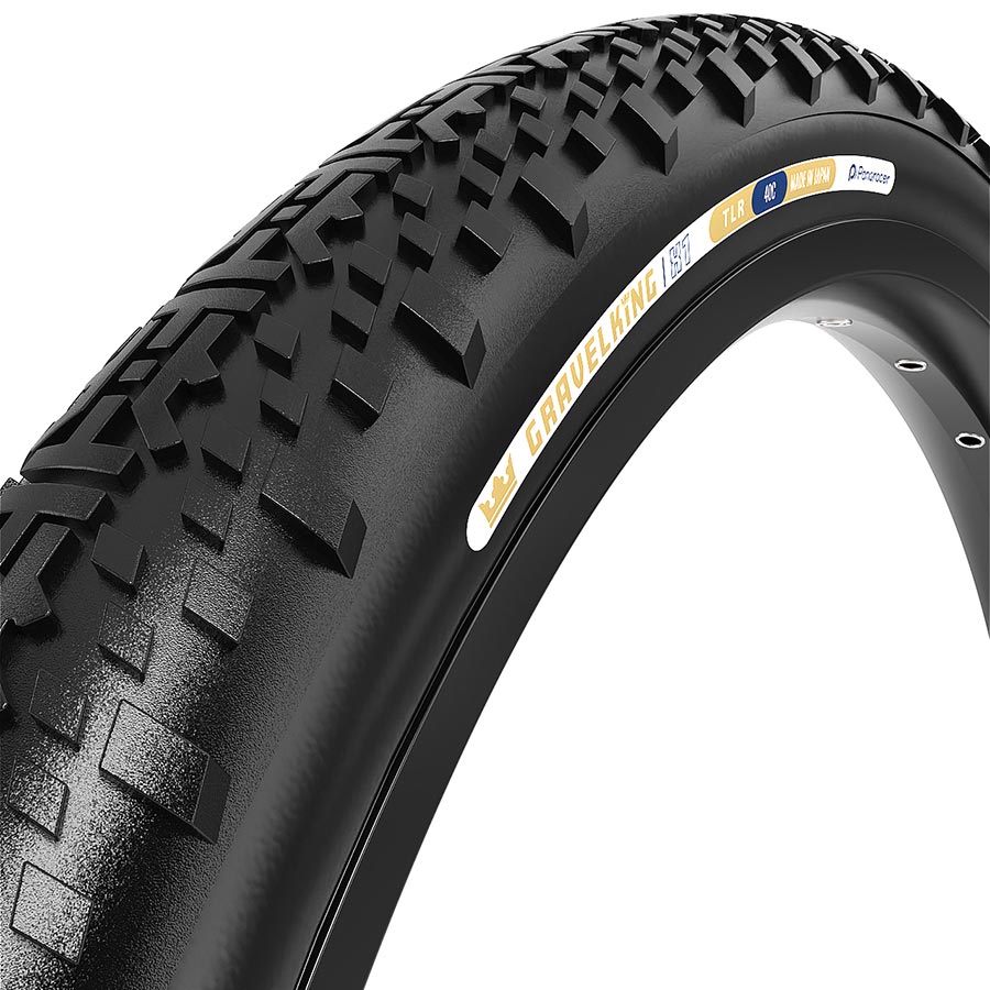 Tires Panaracer Panaracer GravelKing X1 Tire - 700 x 40 Tubeless Folding Black Dark Slate Gray