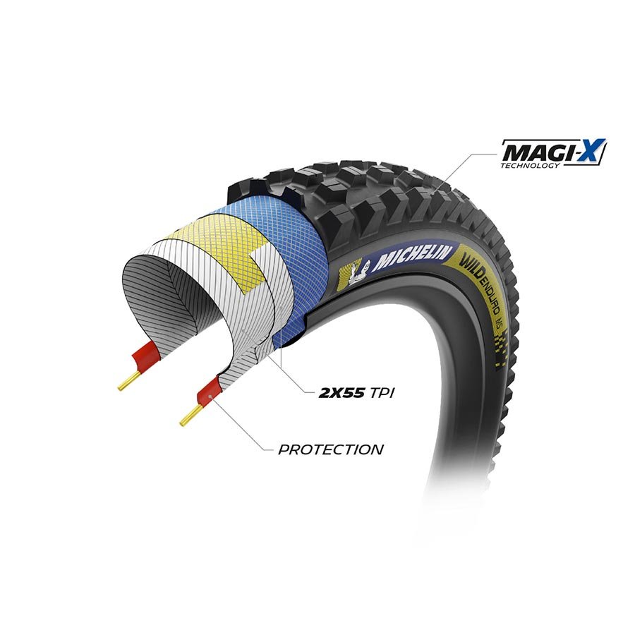 Tires Michelin Michelin Wild Enduro MS Racing Line 29X2.40 Black Dark Slate Gray