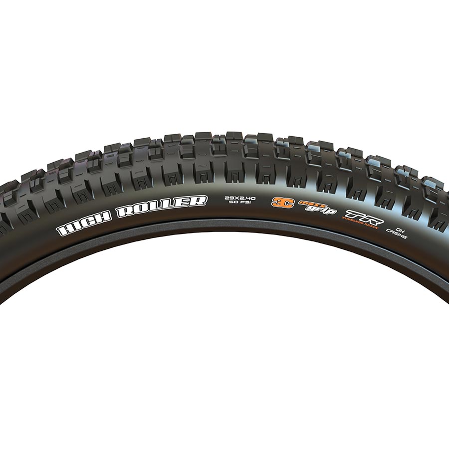 Tires Maxxis Maxxis High Roller III Tire - 29 x 2.4 Tubeless Folding Black 3C MaxxGrip DH Dark Slate Gray