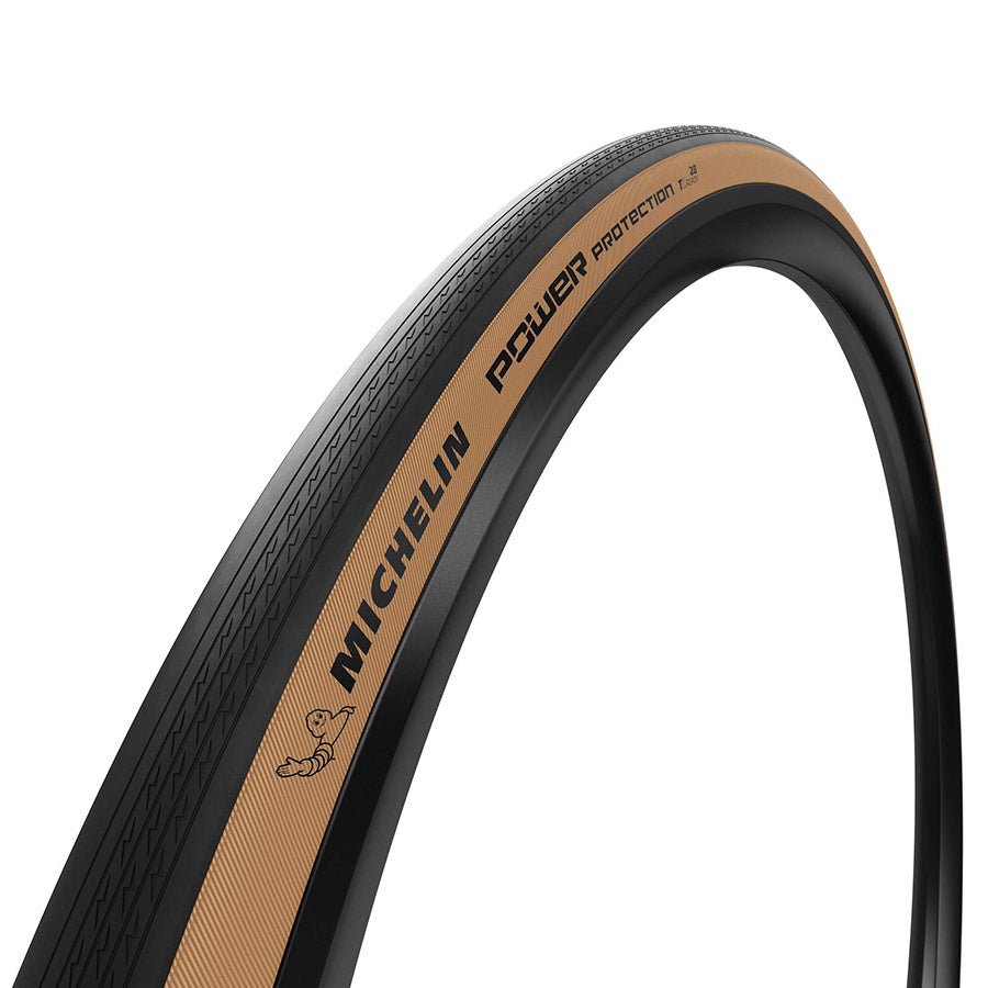 Tires Michelin Michelin POWER PROTECTION Road Tire 700x30C Folding Tubeless Ready MAGI-X 3x120 Tanwall Dark Slate Gray
