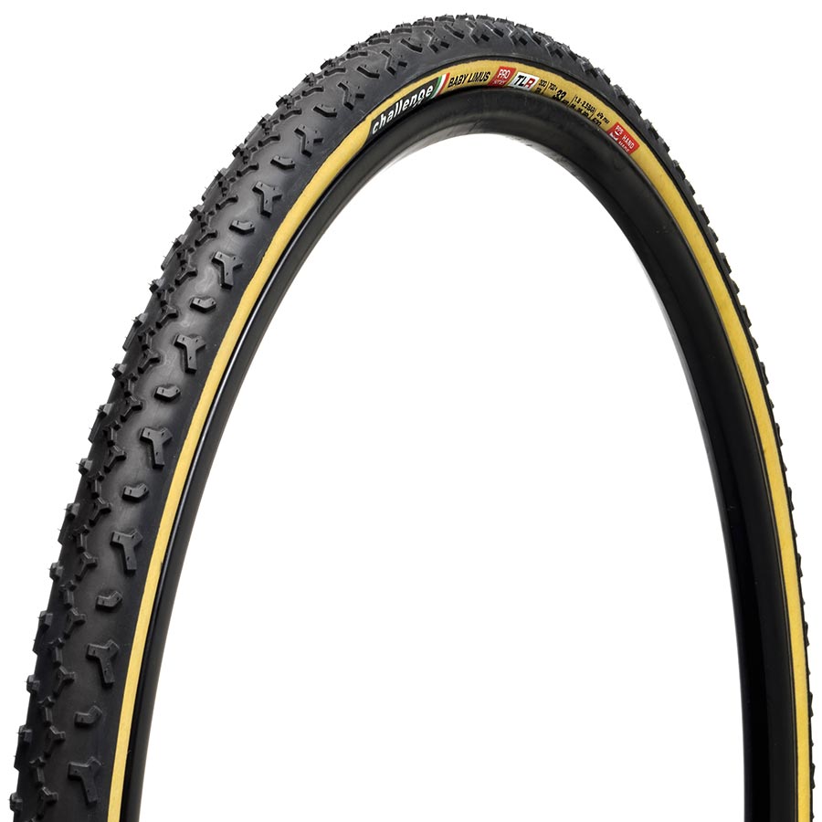 Tires Challenge Challenge Tire Baby Limus Pro Tire TLR - 700 x 33 Black/Tan Dark Slate Gray