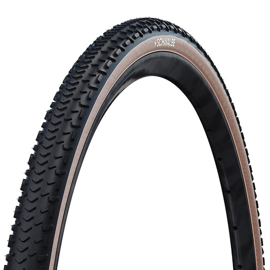 Tires Schwalbe Schwalbe G-One RX Pro Gravel Tire 28x1.70 Folding Tubeless Ready V-Guard Transparent Skinwall Dark Slate Gray