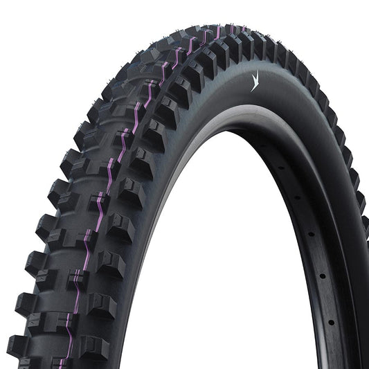 Tires Schwalbe Schwalbe Shredda Front Tire - 29 x 2.50 Tubeless Folding BLK Evolution Line Gravity Pro Addix Soft Radial E-50 Dark Slate Gray