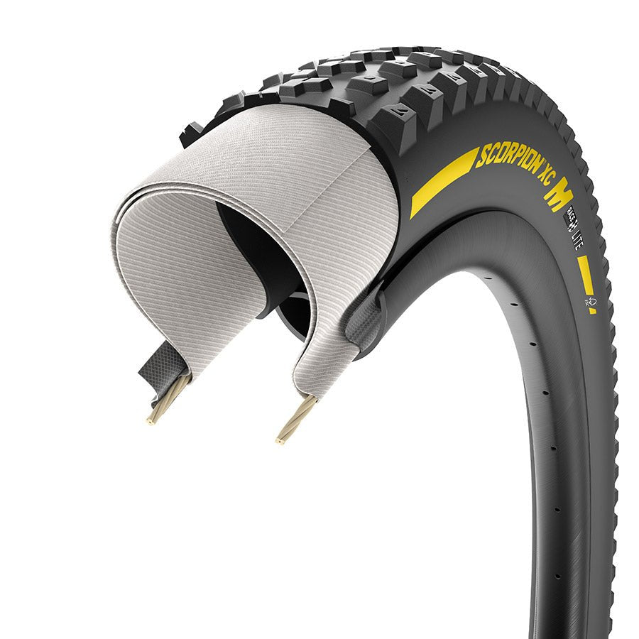 Pirelli Scorpion XC M Tire - 29 x 2.4 Tubeless Folding YLW Label Team Edition Lite Race