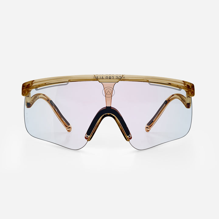 Alba Optics DELTA Sunglasses, Smoke Glossy, VZUM F-LENS Fire