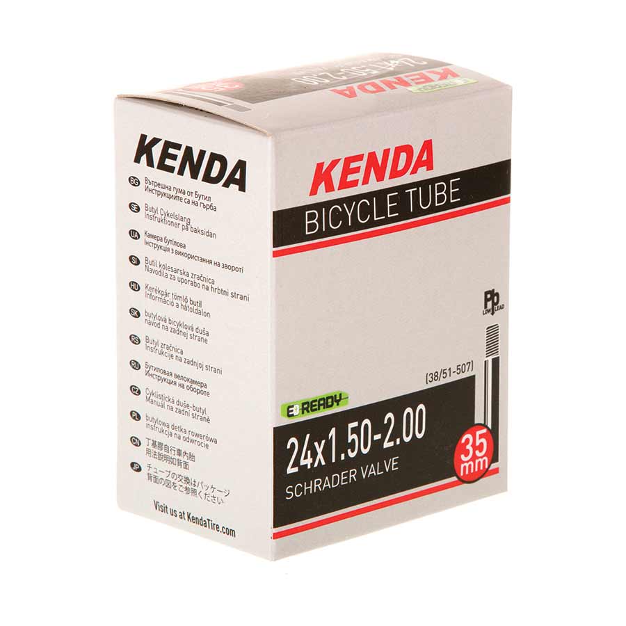 Tube Kenda Kenda Butyl-LL Tube 24 x 1.5-2.0" SV Each Light Gray
