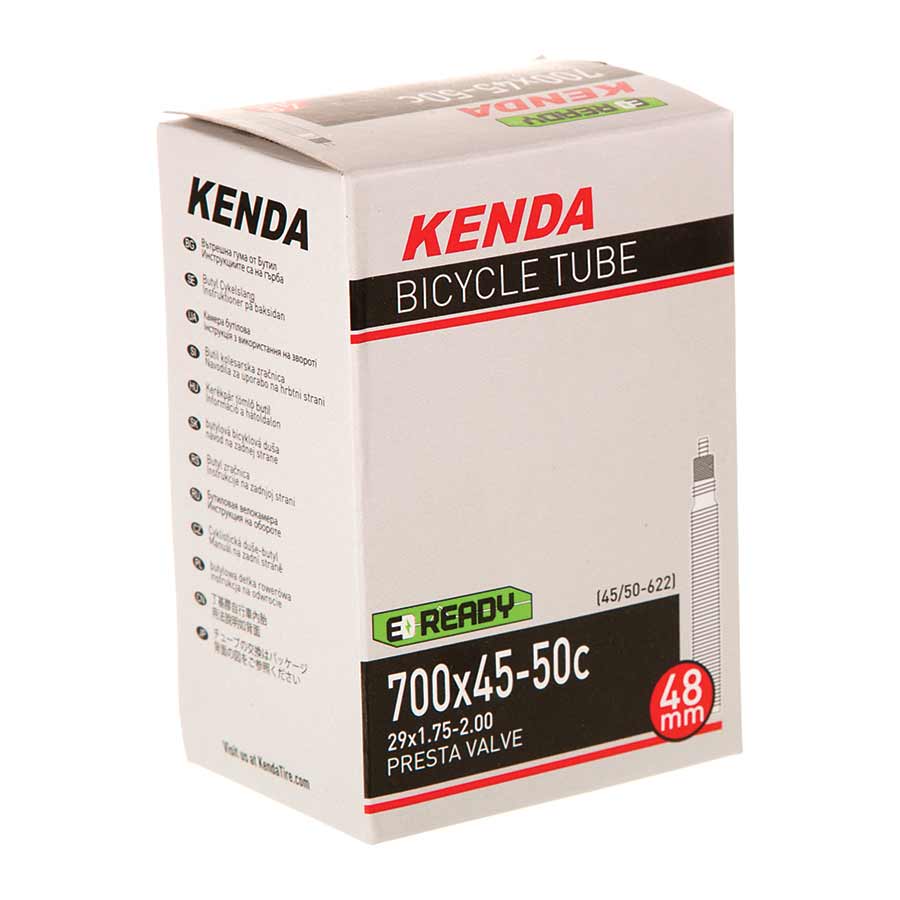 Tube Kenda Kenda Tube - 700 x 20 - 28mm 48mm Presta Valve Light Gray
