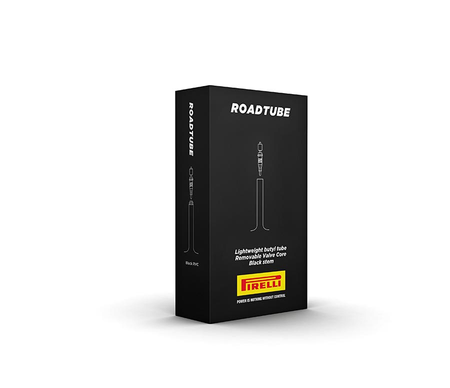 Tube Pirelli Pirelli RoadTube Tube - 700 x 23 - 30mm Presta Valve Light Gray