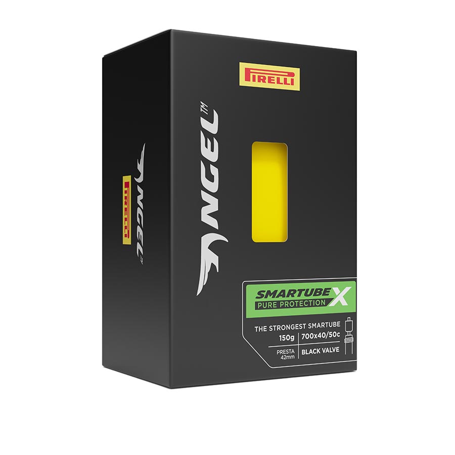 Tube Pirelli Pirelli Angel SmarTube X Tube - 700 x 42 - 62mm 42mm Schrader Valve Dark Slate Gray