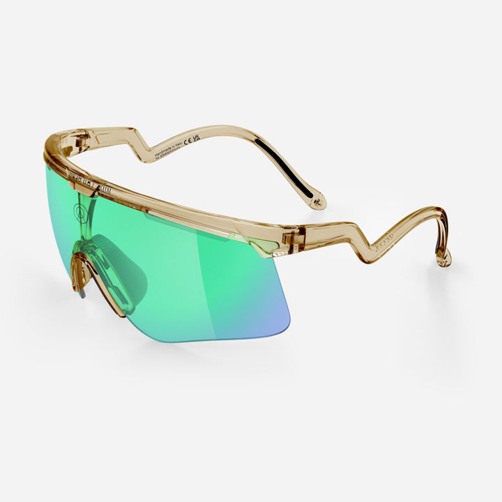 Alba Optics DELTA Sunglasses, Smoke Glossy, VZUM F-LENS Beetle