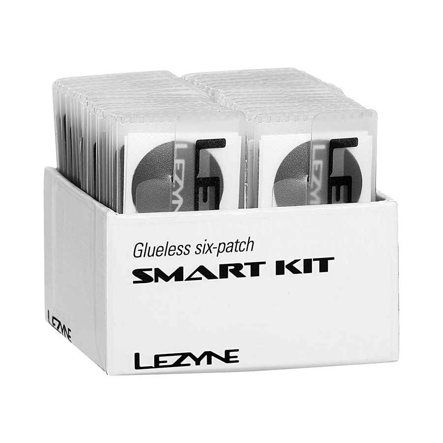 Tire & Tube Tools Lezyne Lezyne Smart Patch Kit w/ Glueless Patches Light Gray