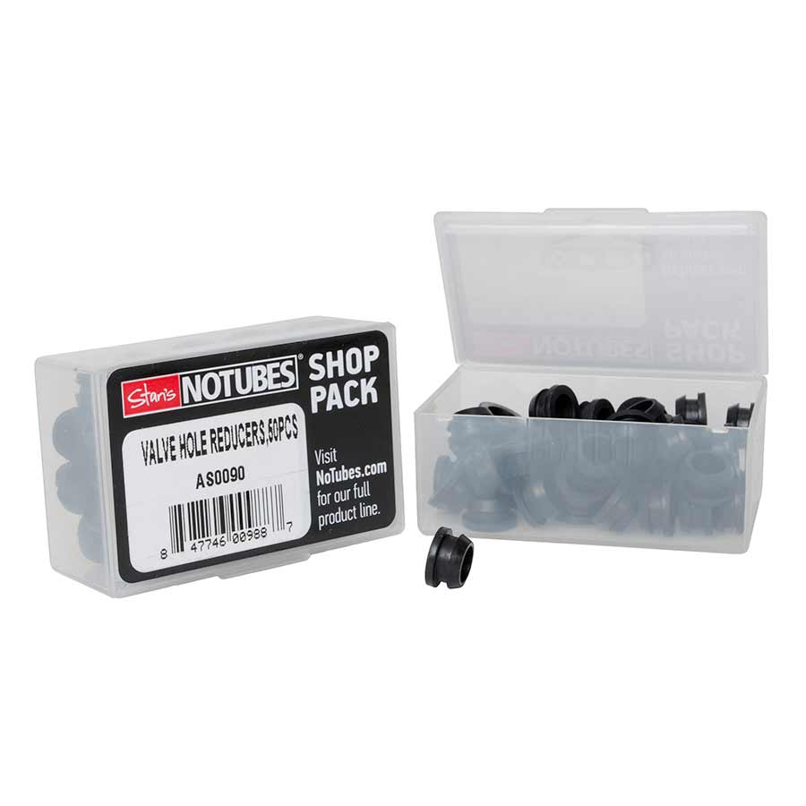 Tube Care Stans No Tubes Stans Schrader Valve Hole Reducers 50/Count Light Gray