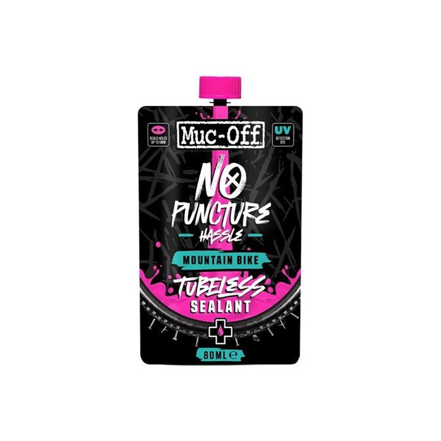 Tubeless Sealants Muc-Off Muc-Off MTB Tubeless Tire Sealant - 80ml Pouch Orchid