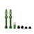 Tubeless Valves Muc-Off Muc-Off V2 Tubeless Valve Kit - Green 60mm Pair Light Gray