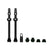 Tubeless Valves Muc-Off Muc-Off V2 Tubeless Valve Kit - Black 80mm Pair Black