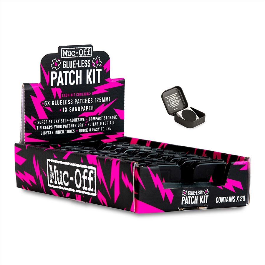 Patch Muc-Off Muc-Off Glueless Patch Kit - 20 PCS Hot Pink