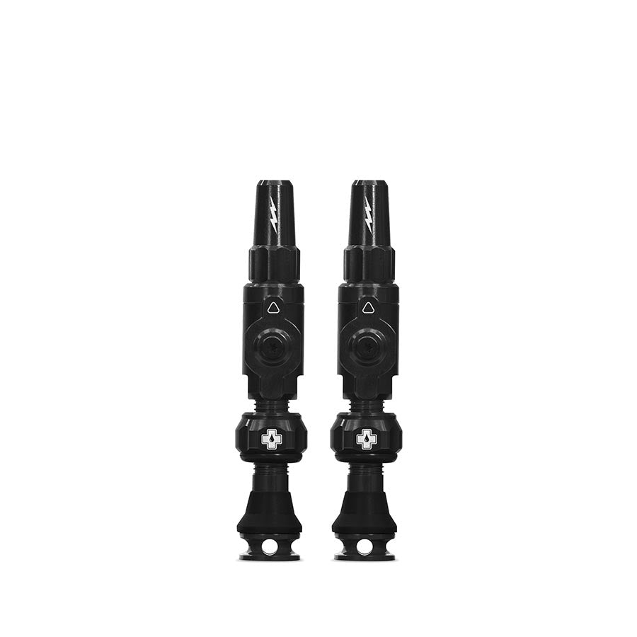 Tubeless Valves Muc-Off Muc-Off Big Bore Lite Tubeless Valve Stems - Small 30mm Black Dark Slate Gray