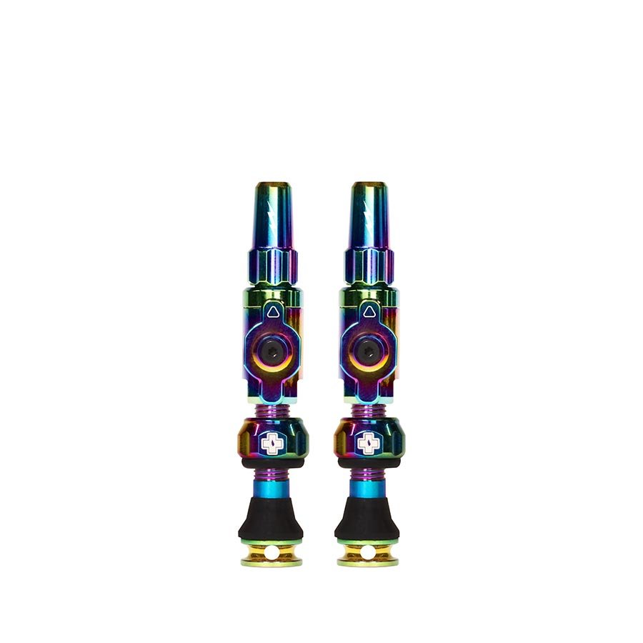 Tubeless Valves Muc-Off Muc-Off Big Bore Lite Tubeless Valve Stems - Small 30mm Iridescent Light Gray