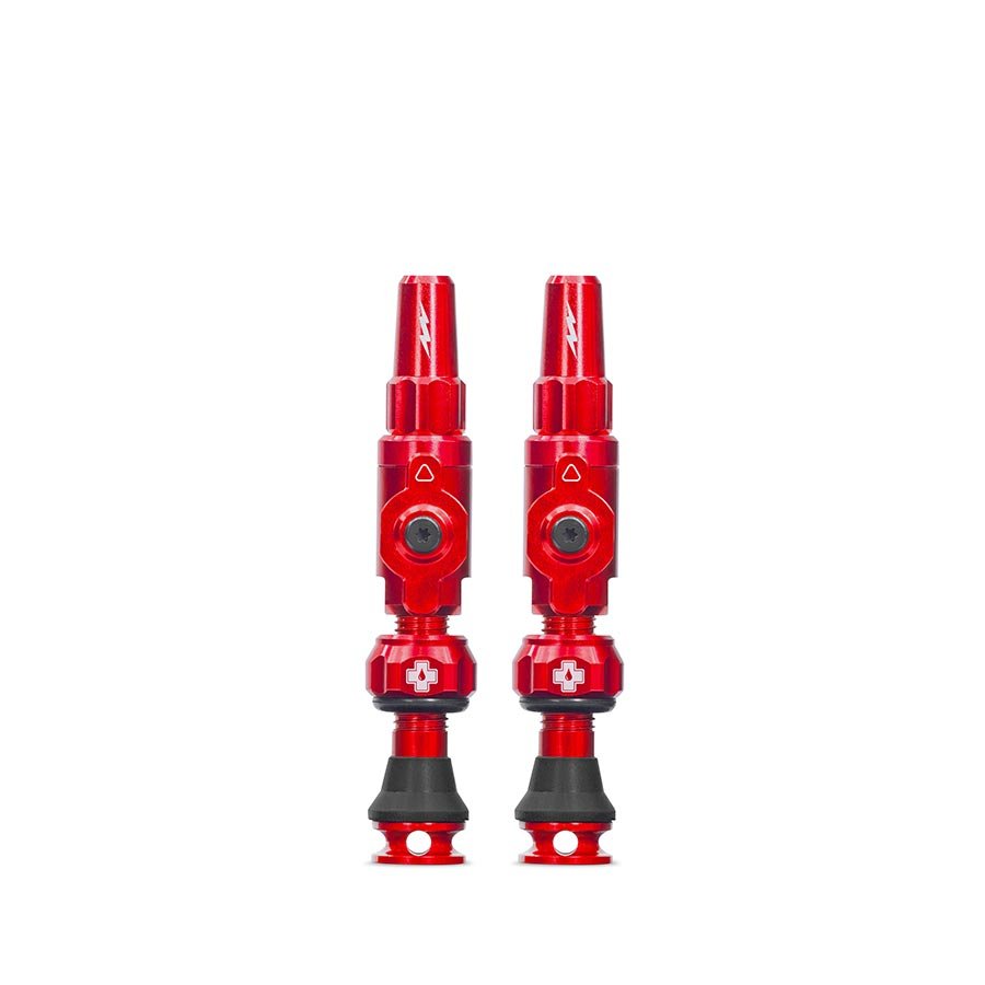 Tubeless Valves Muc-Off Muc-Off Big Bore Lite Tubeless Valve Stems - Small 30mm Red Firebrick