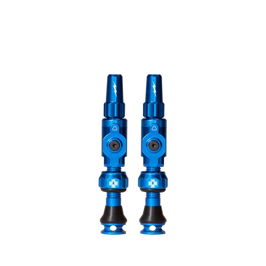 Tubeless Valves Muc-Off Muc-Off Big Bore Lite Tubeless Valve Stems - Small 30mm Blue Midnight Blue