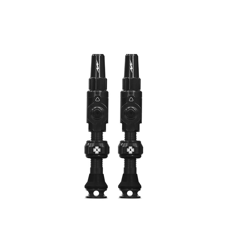 Tubeless Valves Muc-Off Muc-Off Big Bore Lite Tubeless Valve Stems - Medium 35mm Black Dark Slate Gray