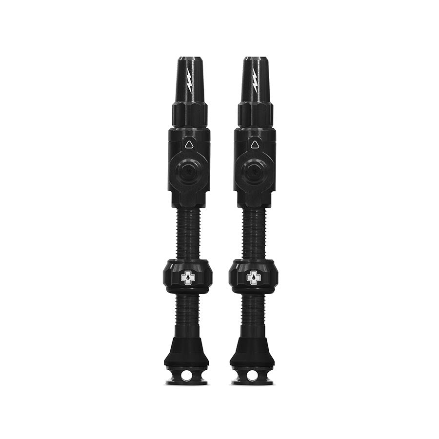 Tubeless Valves Muc-Off Muc-Off Big Bore Lite Tubeless Valve Stems - Large 45mm Black Dark Slate Gray