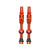 Tubeless Valves Muc-Off Muc-Off Big Bore Lite Tubeless Valve 75mm Pair - Orange Firebrick