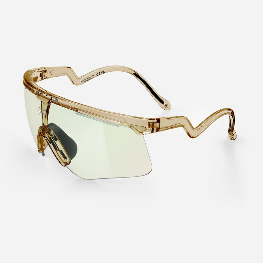Alba Optics DELTA Sunglasses, Smoke Glossy, VZUM F-LENS Beetle