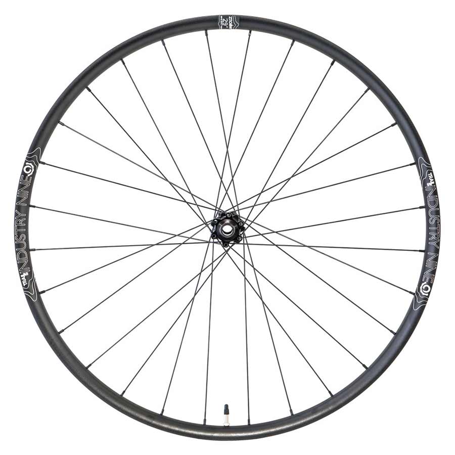 Wheels Industry Nine Industry Nine Trail S Hydra Wheel Front 29 / 622 Holes: 28 15mm TA 110mm Boost Disc IS 6-bolt Dark Slate Gray