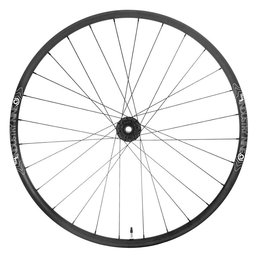 Wheels Industry Nine Industry Nine Trail S 1/1 Wheel Front 29 / 622 Holes: 28 15mm TA 110mm Boost Disc IS 6-bolt Dark Slate Gray
