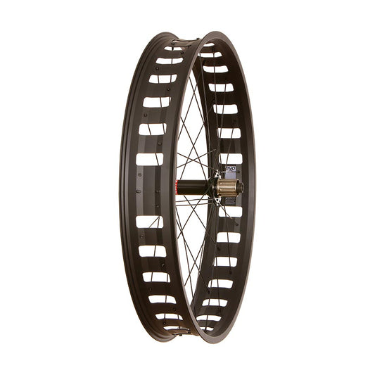 Wheels Wheel Shop Wheel Shop EVO JP95 / Novatec D202SB Wheel Rear 27.5 / 584 Holes: 32 12mm TA 197mm Disc IS 6-bolt Shimano HG Dark Slate Gray