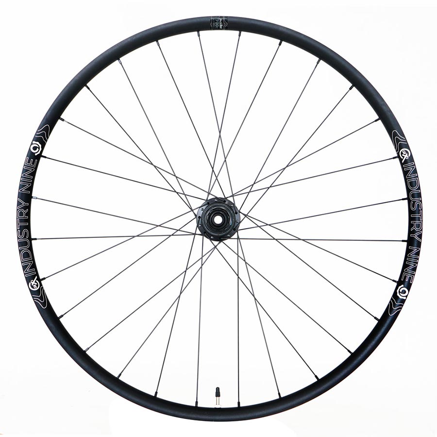 Wheels Industry Nine Industry Nine 1/1 GRCX Wheel Rear 700C / 622 Holes: 28 12mm TA 142mm Disc Center Lock Shimano HG 11 White Smoke