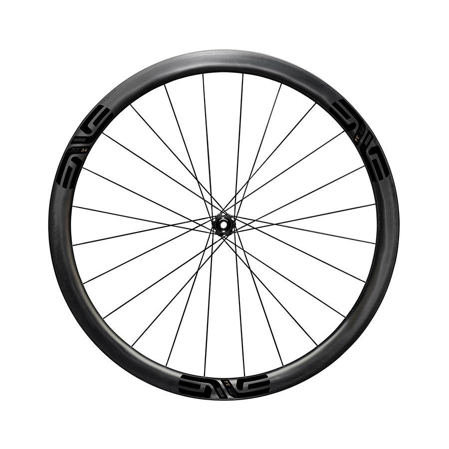 Front Wheel ENVE Composites ENVE Composites SES 3.4 Front Wheel - 700 12 x 100 Center-Lock Black Dark Slate Gray